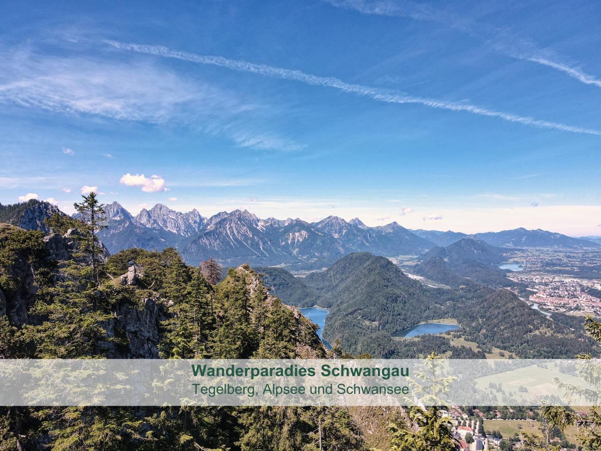 Chalet - Ferienwohnungen - Biohof Stoeger - Panoramasuedbalkon - Grandiose Aussicht Auf See, Berge Und Schloss Neuschwanstein Rieden Ngoại thất bức ảnh