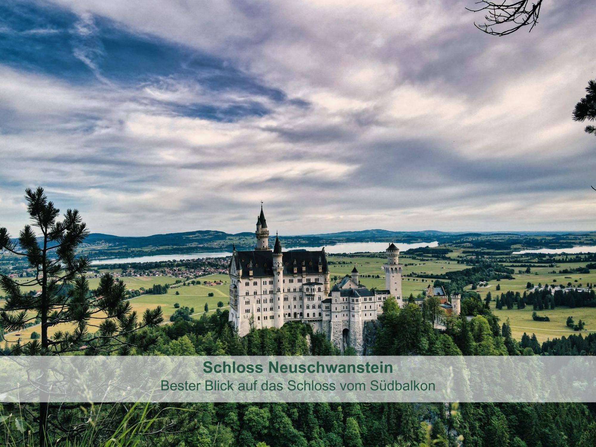 Chalet - Ferienwohnungen - Biohof Stoeger - Panoramasuedbalkon - Grandiose Aussicht Auf See, Berge Und Schloss Neuschwanstein Rieden Ngoại thất bức ảnh